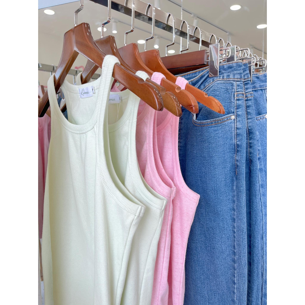 Long Tanktop - Áo thun sát nách dáng dài Remmus cho nữ