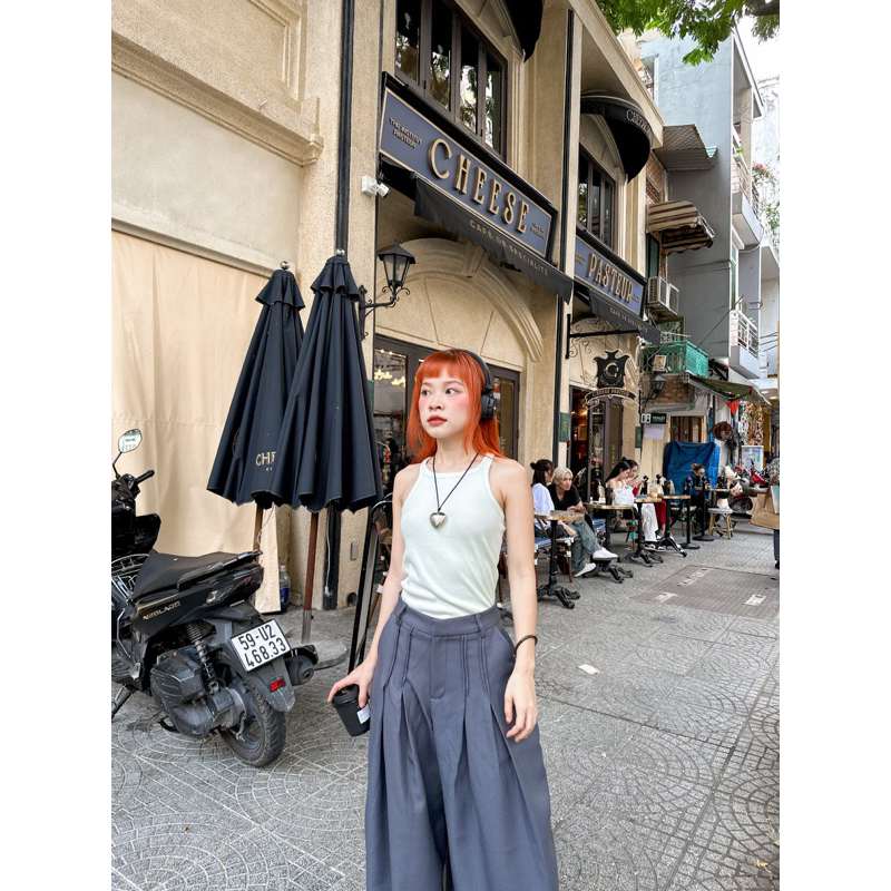 Long Tanktop - Áo thun sát nách dáng dài Remmus cho nữ