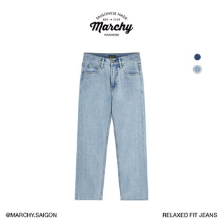 MARCHY - RELAXED FIT JEANS - Quần jeans ống suông thoải mái