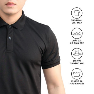 Áo POLO nam trơn vải cá sấu poly cao cấp ngắn tay cực sang trọng (12 MÀU)