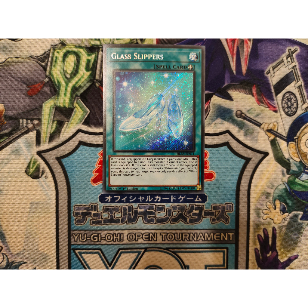 Thẻ bài Yugioh chính hãng Glass Slippers BLRREN011 Secret Rare 1st