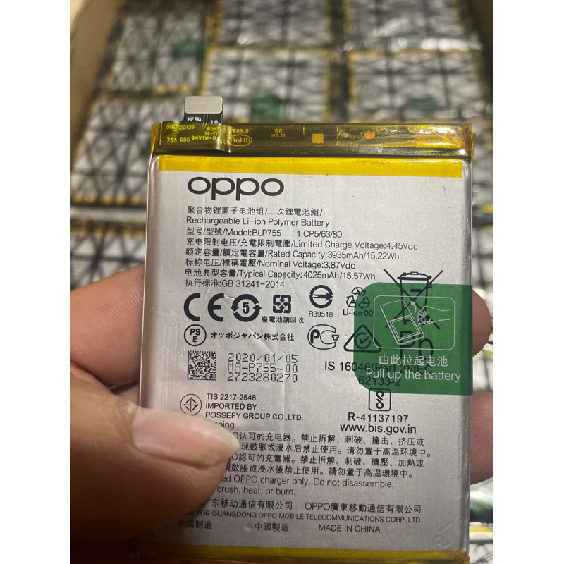 Pin Oppo Reno3 5G/ Reno3 pro 5G Blp755 zin hãng bảo hành 3 tháng ...
