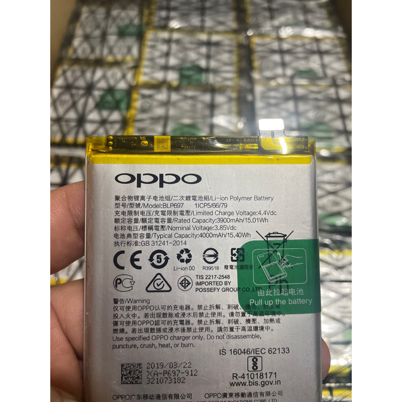 Pin Oppo F11 Pro , Blp697 zin hãng , bảo hành 3 tháng Shopee Việt Nam