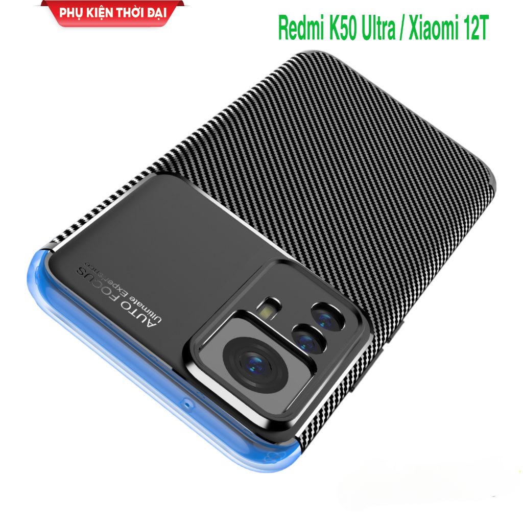Ốp lưng Redmi K50 Ultra / Xiaomi 12T chống sốc vân rằn ri hiệu