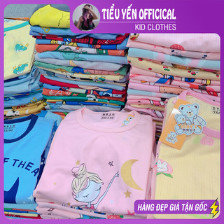 Bộ cotton cho bé đi màu ngẫu nhiên cho bé trai/bé gái từ 8-25kg S610 | Tiểu Yến Kid