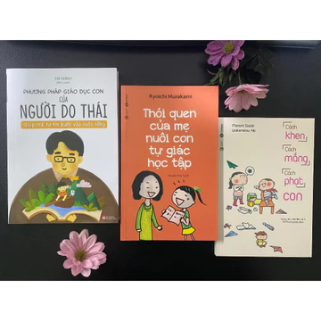 Sách-Combo 3 cuốn:Phương Pháp Giáo Dục Con Của Người Do Thái+Cách Khen Cách Mắng Cách Phạt Con+Thói Quen Của Mẹ Nuôi Con