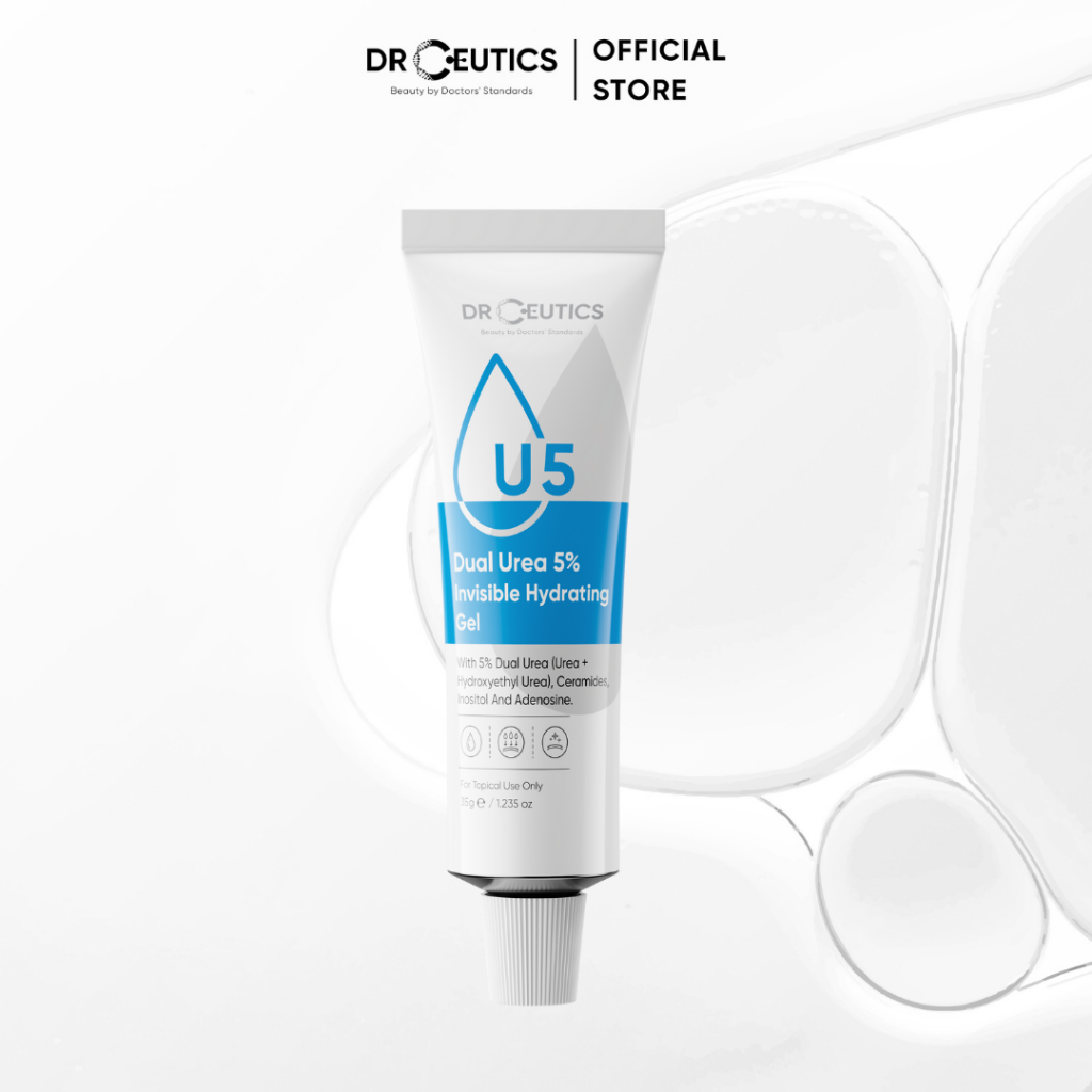 Ảnh DRCEUTICS Gel Dưỡng Ẩm Và Phục Hồi Da Dual Urea 5% Invisible Hydrating Gel (50g) 2