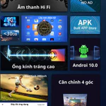 Máy Chiếu Mini KAW KP960 Chính Hãng Chiếu Gia Đình, Độ Sáng Cao, Hỗ Trợ Video 4K, Full HD — ảnh 4