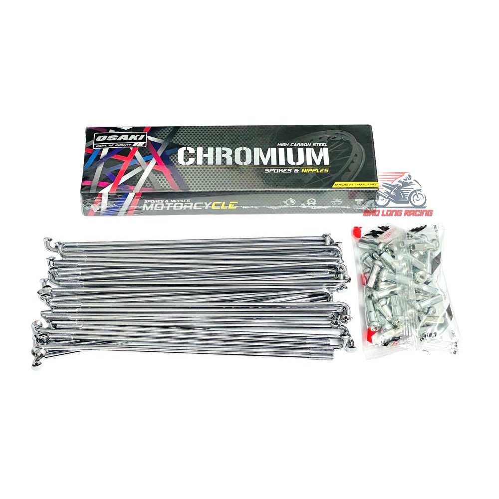 Bộ Căm Osaki CHÍNH HÃNG mạ Crom Siêu Bóng Size 17 3 mã 149 157 184 giá tốt hàng THÁI LAN