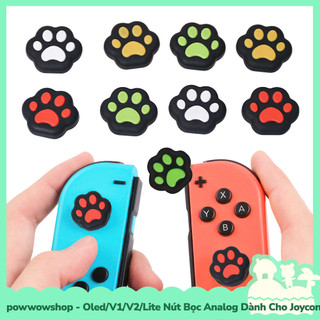 [Sẵn VN - Hỏa Tốc] Oled/V1/V2/Lite Nút Bọc Analog Dành Cho Joycon Của Máy Game Cầm Tay Nintendo Switch Shape Cat Paw