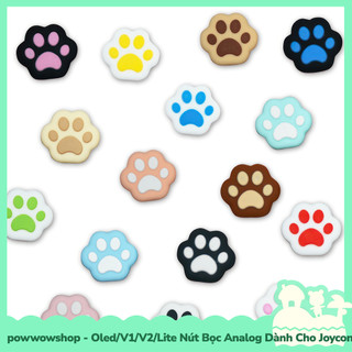 [Sẵn VN - Hỏa Tốc] Oled/V1/V2/Lite Nút Bọc Analog Dành Cho Joycon Của Máy Game Cầm Tay Nintendo Switch Shape Cat Paw