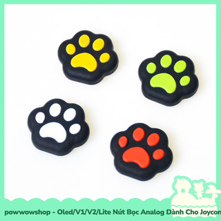 [Sẵn VN - Hỏa Tốc] Oled/V1/V2/Lite Nút Bọc Analog Dành Cho Joycon Của Máy Game Cầm Tay Nintendo Switch Shape Cat Paw