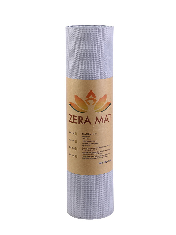Ảnh Thảm Tập Yoga định tuyến Bảo hành 12 tháng 1 đổi 1 Thảm Yoga Chống Trượt 2 Lớp 6 mm Chất Liệu TPE Êm Ái BORO SPORT 4