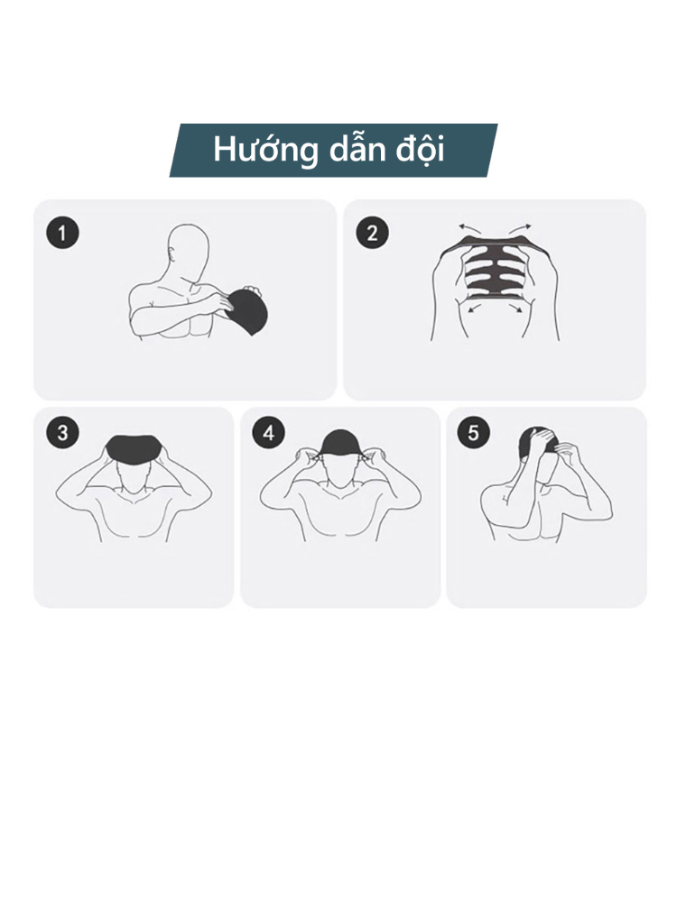 Ảnh Nón Bơi Chính Hãng Mũ Bơi Silicone Cao Cấp Chống Thấm Nước Cleacco NBBR Boro Sport 4