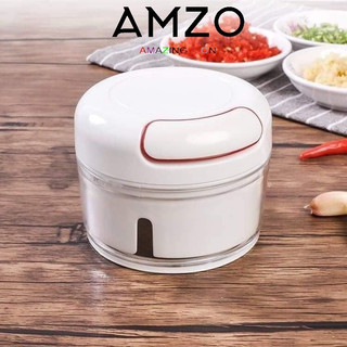 AMZO_DỤNG CỤ XAY TỎI ỚT SẮC BÉN KÉO DÂY CẦM TAY ĐA NĂNG