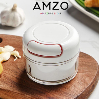 AMZO_DỤNG CỤ XAY TỎI ỚT SẮC BÉN KÉO DÂY CẦM TAY ĐA NĂNG
