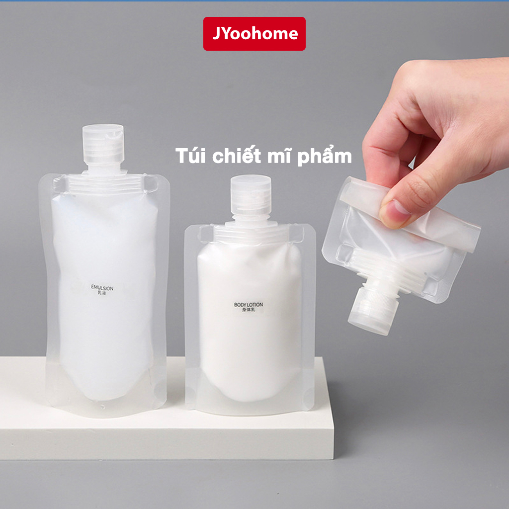 COMBO 5 Túi Chiết Mĩ Phẩm JYoohome 30ml 50ml 100ml Lọ Chiết Dầu Gội Sữa Tắm Dầu Xả Du Lịch Dã Ngoại