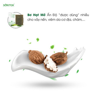 Xà Bông Tắm Thảo Mộc Soritox,Xà Phòng Thảo Dược Chăm Sóc Da, Mờ Thâm, Sạch Mụn Với Tinh Chất Lá Neem