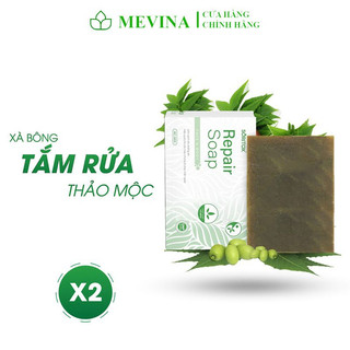 Xà Bông Tắm Thảo Mộc Soritox,Xà Phòng Thảo Dược Chăm Sóc Da, Mờ Thâm, Sạch Mụn Với Tinh Chất Lá Neem
