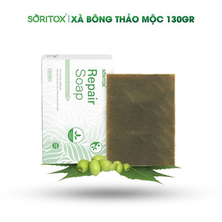 Xà Bông Tắm Thảo Mộc Soritox,Xà Phòng Thảo Dược Chăm Sóc Da, Mờ Thâm, Sạch Mụn Với Tinh Chất Lá Neem