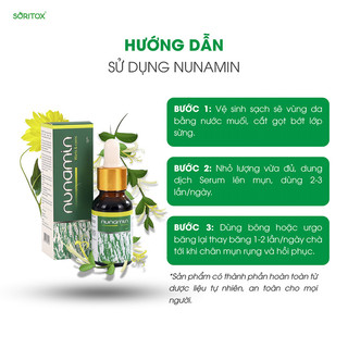 Tinh Chất Xoá Mụn Cóc, Mụn Cơm, Mắt Cá Chân, Mụn Thịt, Mụn Ruồi Chiết Xuất Thảo Mộc Nunamin 15Ml