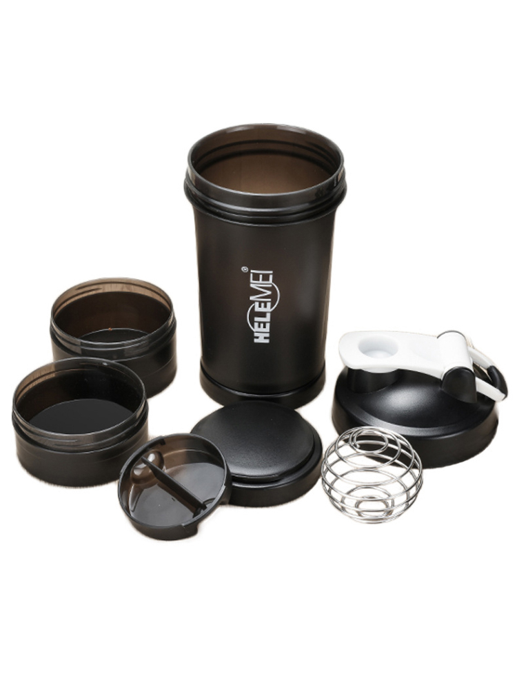 Ảnh Bình Nước Thể Thao Bảo Hành 12 Tháng Chai Nước Tập Gym Thân Tháo Rời Chất Liệu Nhựa An Toàn Cleacco BORO SPORT 2