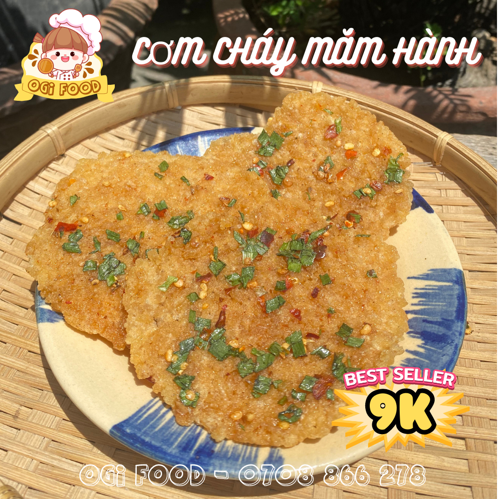 Cơm Cháy Mắm Hành Giòn Rụm - Ăn Vặt OGI FOOD | Shopee Việt Nam
