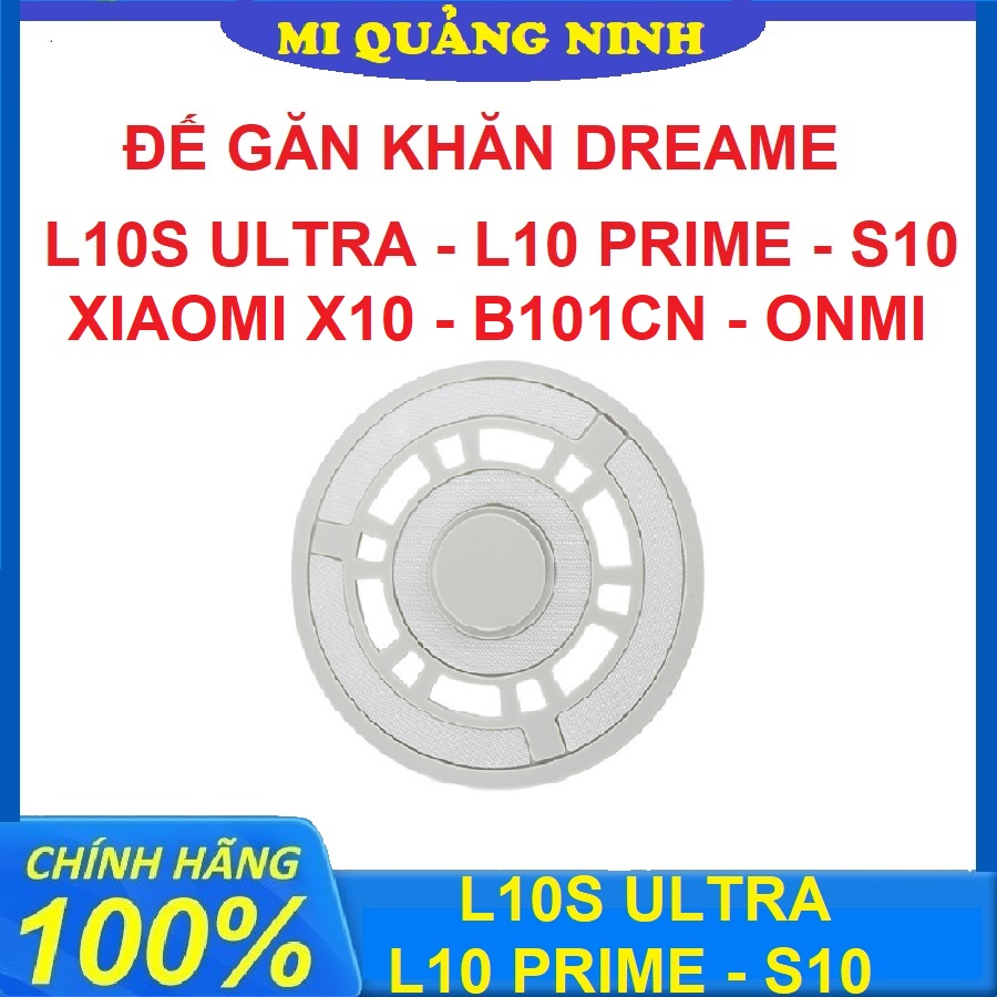 Set 10 Panni Mop In Microfibra Per Robot Drea-me | Compatibili Con S10, W10s, W20, X40 Ultra, MOVA 10 E Altri | Grigi - 4