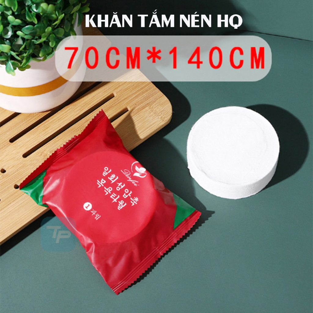 HỘP 10 VIÊN KHĂN TẮM NÉN [70cm x 140cm] Mã AK858