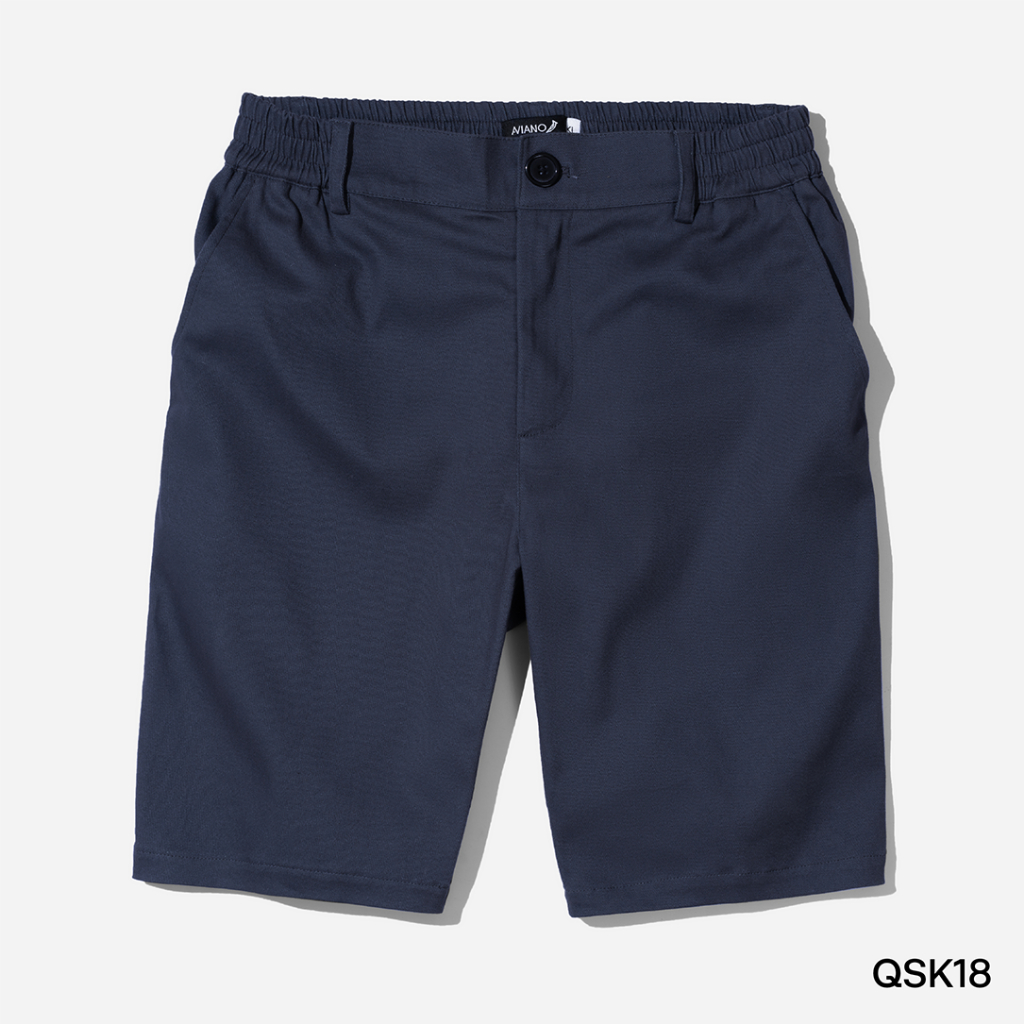 Ảnh Quần Short Kaki Nam AVIANO 5 Màu, Quần Đùi Co Giãn Phối Cạp Chun 1