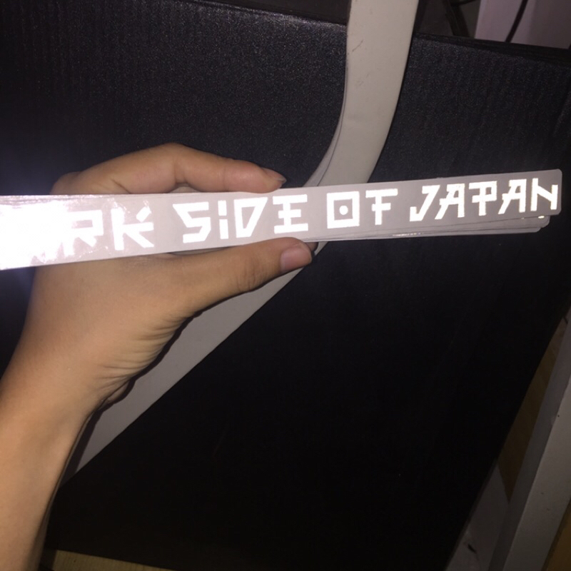 Dark side of Japan. [Tem lột tách nền] Chất liệu phản quang 3M cao cấp. Chống nước