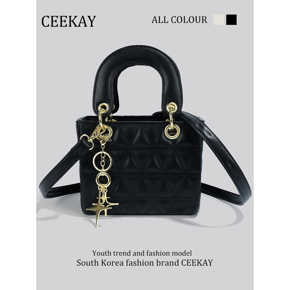 Túi xách hộp xách tay đeo chéo ceekay ck26 [sẵn hàng][kèm túi +hộp đựng