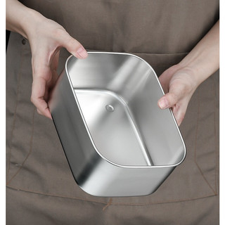 1 Chiếc Hộp 1000ml inox 304 Đưng Thực Phẩm An Toàn Nắp Chống Rò Rỉ Bay Mùi Trong Tủ Lạnh