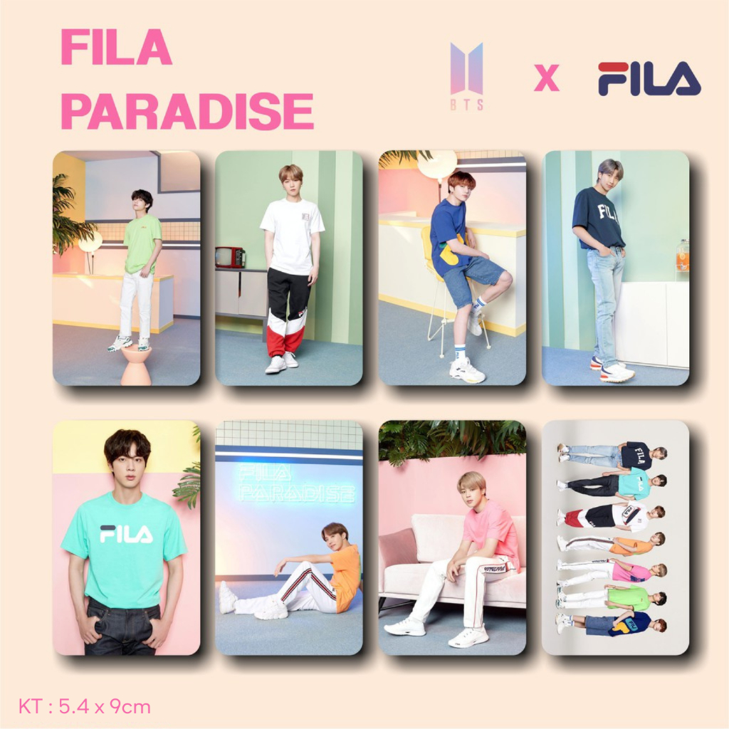 Fila paradise fashion bts