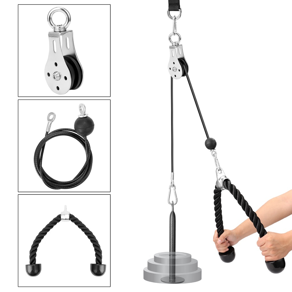 Bộ Dây Cáp Ròng Rọc Tập Gym Tại Nhà | Shopee Việt Nam