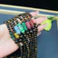 Vòng Tay 108 Hạt Trầm Hương Sánh Chìm Nước Mix Ngũ điếu- Chuỗi Tràng Hạt - Size 6mm