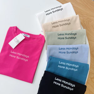 Áo thun 3158 YUSTUDIO, áo form rộng basic chất cotton khô 3158 mẫu Less Mondays