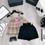 Set bộ đùi áo lẻ babydoll mix quần đùi đen