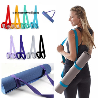 Dây đeo thảm yoga đa sắc màu, chất liệu cotton đàn hồi tiện lợi cho việc tập luyện yoga hàng ngày.