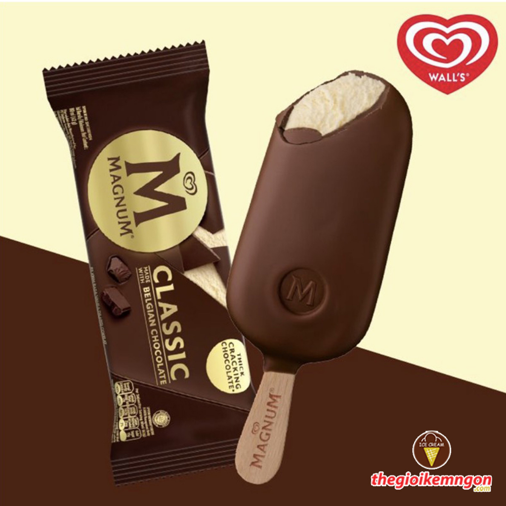 Kem vani socola Wall's Magnum Classic 80ML | Shopee Việt Nam