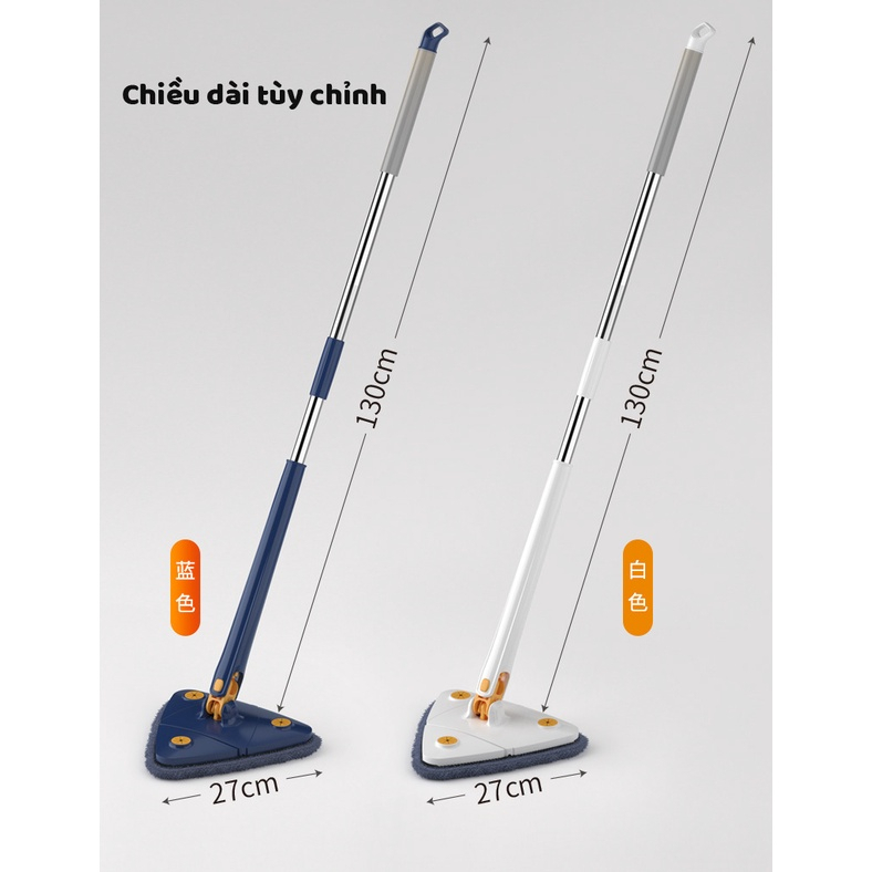 Cây lau tam giác tự vắt xoay 360 độ đa năng