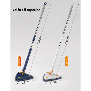 Cây lau tam giác tự vắt xoay 360 độ đa năng