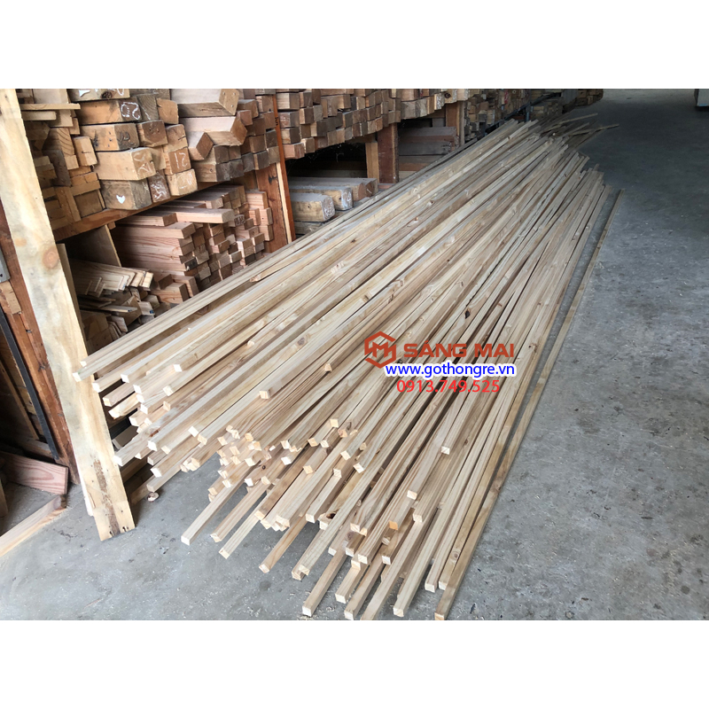 Thanh Gỗ Vuông 3 Dài 30-120 Nội Thất Nhà Xanh 82 - Thanh Gỗ Được Làm Từ Chất Liệu Gỗ Thông Nhập Khẩu, Đã Nhám Mịn 4 Cạnh
