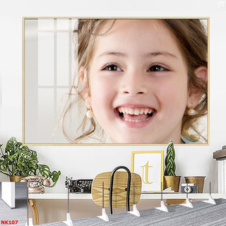 Tranh Treo Tường Tráng Gương Hàm Răng Đẹp Phù Hợp Trang Trí Nha Khoa OHA Decor