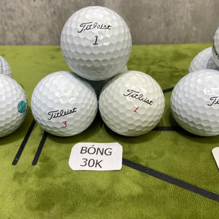 10 Bóng golf cũ, banh  chơi golf titleist Pro V1, Titleist Pro v1x  các lọi cũ mới từ 99% đến 50%