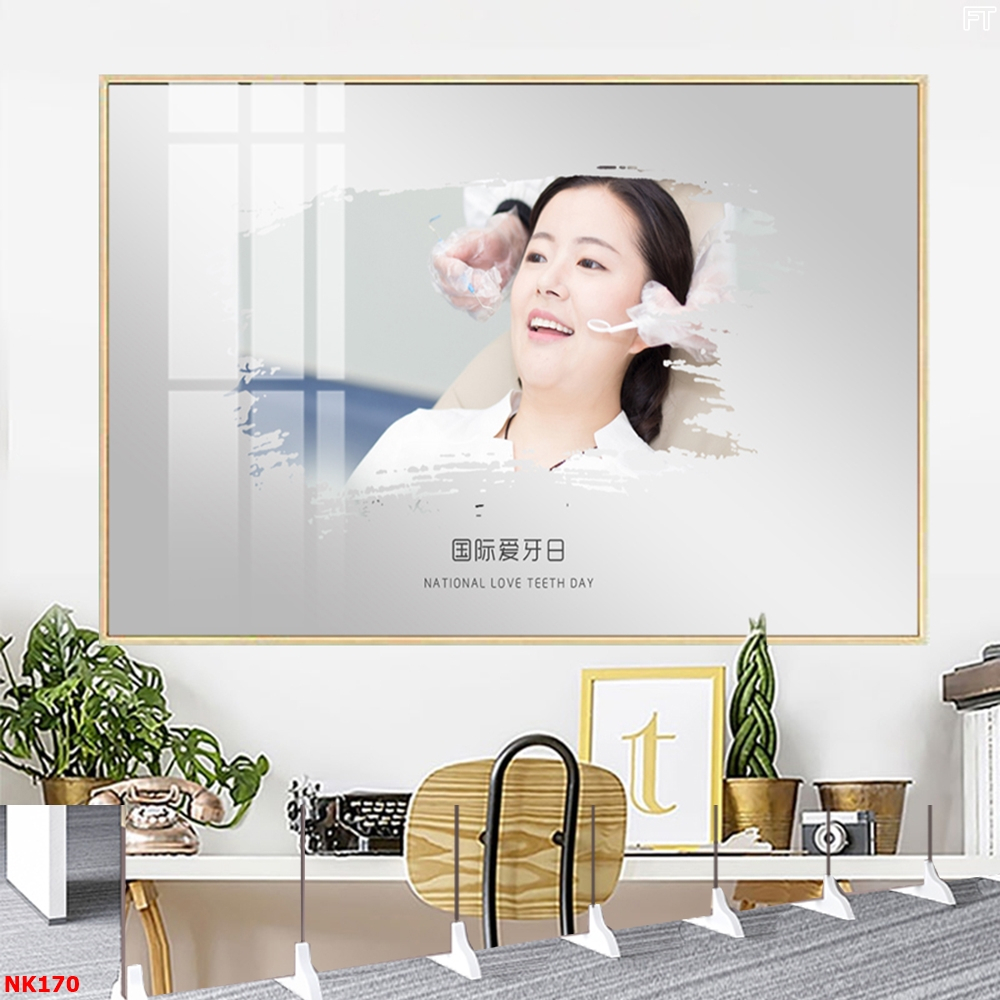 Tranh Tráng Gương Treo Tường Chủ Đề Nha Khoa 