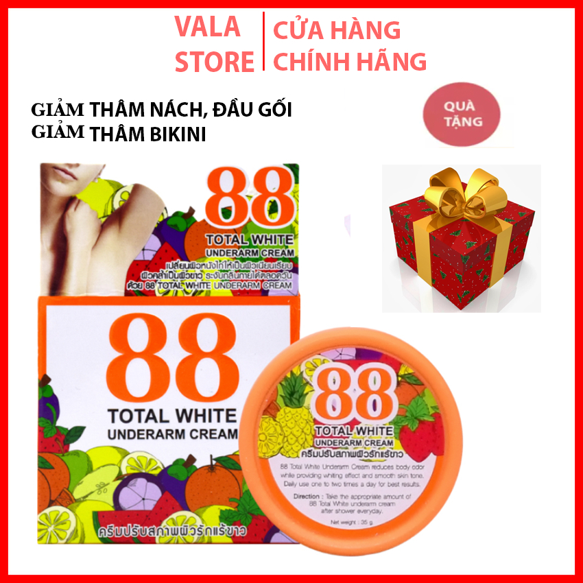 Kem giảm thâm nách và khử mùi 88 Total White Underarm Cream Thái Lan 35g