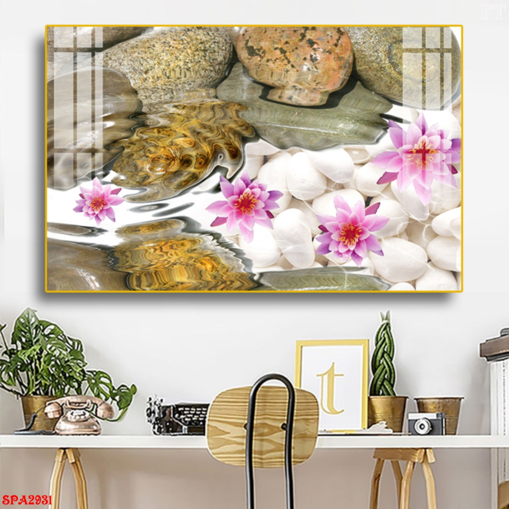 Tranh Treo Tường Tráng Gương Trang Trí Spa Thư Giãn