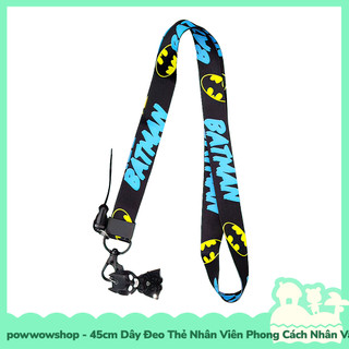 Dây Đeo Thẻ 45cm Sử Dụng Móc Bao Đựng Thẻ Nhân Viên Phong Cách Nhân Vật Siêu Anh Hùng Superheroes Chi
