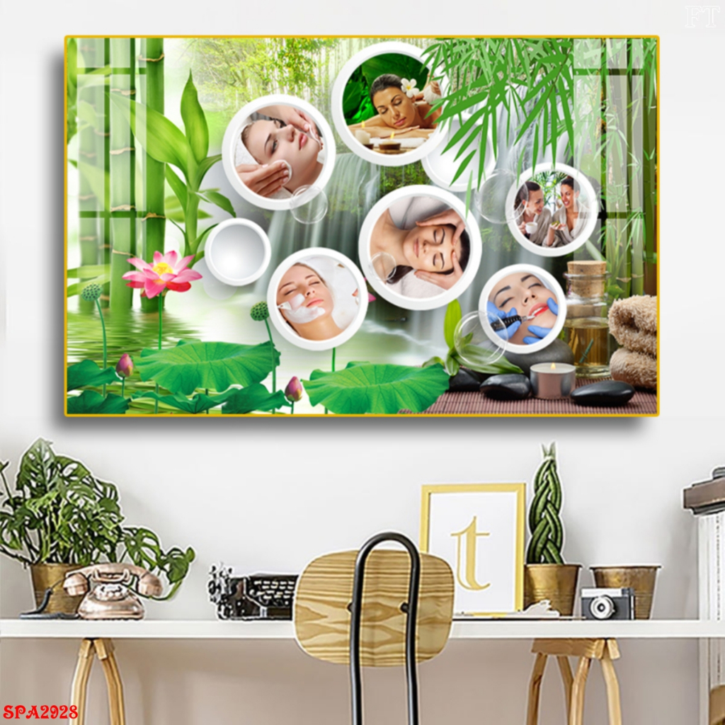 Tranh Treo Tường Tráng Gương Chăm Sóc Da Đẹp